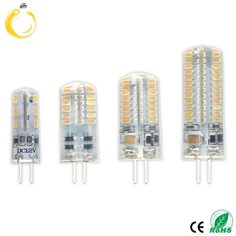 5 шт./лот G9 G4 Светодиодная лампа SMD2835 3014 AC220V 3 Вт 7 8 10 12 360 градусов хрустальная