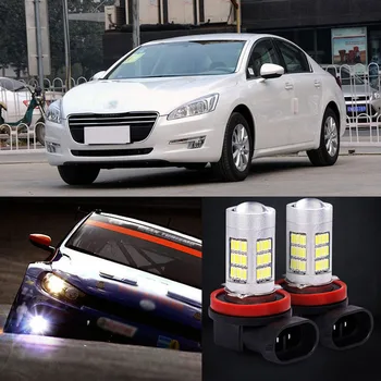 

2pcs 72 SMD H11 Type Light Bulbs LED Fog Lamp For Peugeot 508 2012-2013