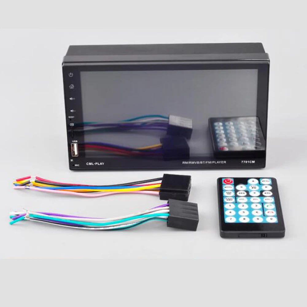 Murah 7 Inci Touch Cermin Link Layar Mobil MP5 Radio 9 Bahasa Cermin untuk Ponsel Android Bluetooth FM Tf Usb Belakang kamera Stereo