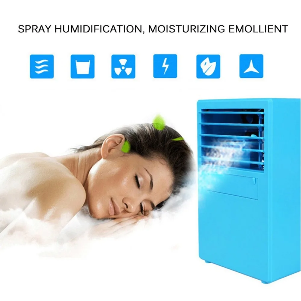 

Practical Compact Size Personal Use Air Conditioner Arctic Air Cooler Home Office Quiet Desktop Cooler Cooling Bladeless Fans