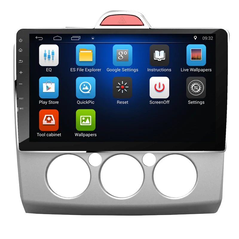 Cheap 2din Android 7.1/8.1 10.2" Car Multimedia Player Radio GPS Navigation for 2004 2005 2006 -2011 Ford Focus Exi MT with WIFI 5