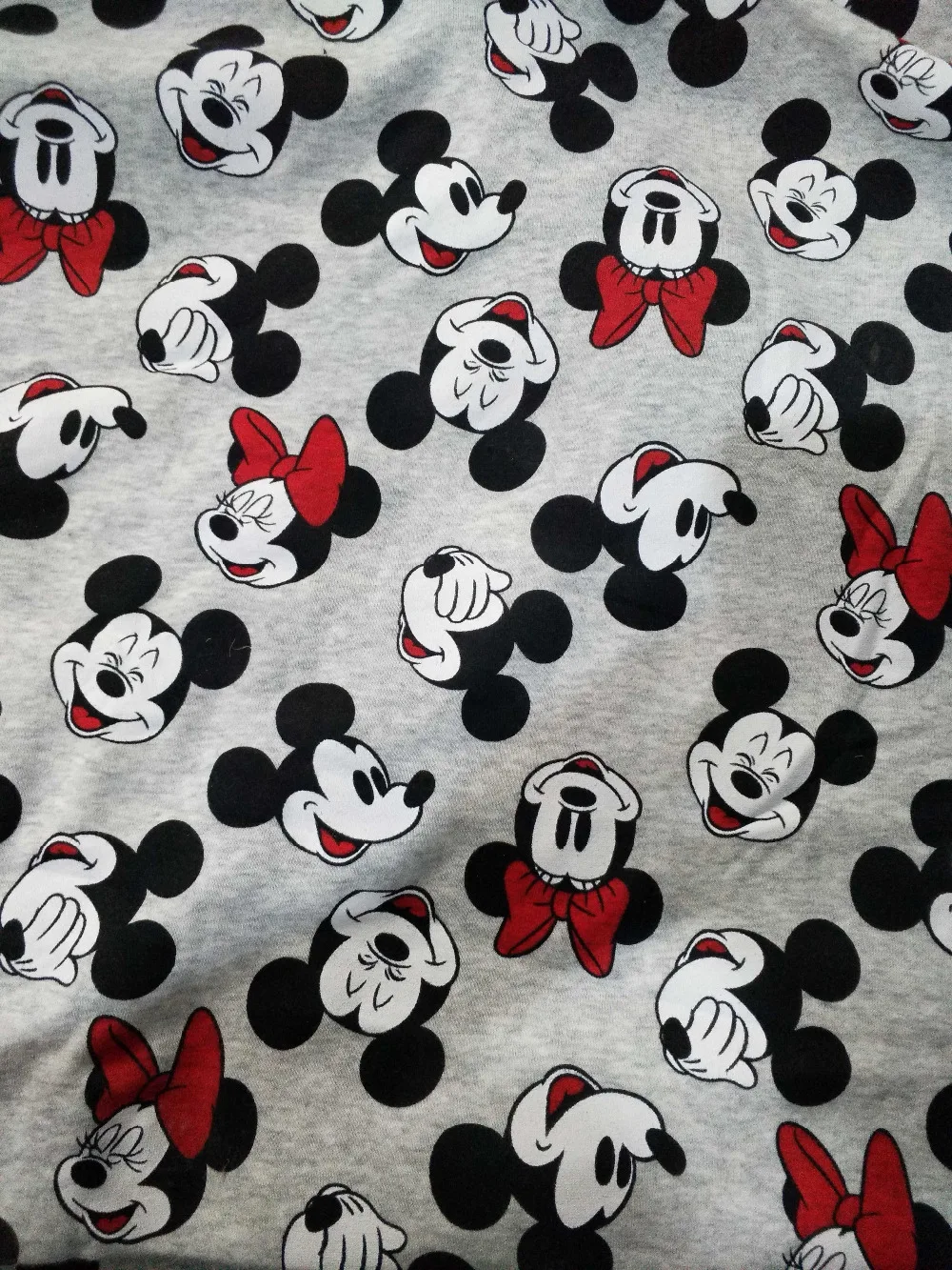 50*150 см мультфильм Микки Минни зима утолщение флис вязать лоскутное изделие из хлопчатобумажной ткани печатных для ткани детей делая ткань