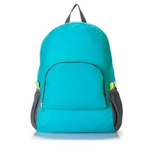Portable Travel Backpack Soild Women Men Nylon Backpacks Daily Traveling Women Men Shoulders Bag Folding Bag