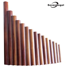 Pan Flute 15 Pipes Natural Bamboo Wind Instrument Panpipe G Key Flauta Xiao Handmade Panflute Flauta Folk Musical Instruments titanium metal flute c key imitation bamboo joint concert flute professional music instrument metal flauta self defense weapon