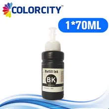 1 шт. 70 мл черный чернилами T6731/T6641 специальный краситель чернила для Epson L100 L111 L110 L200 L210 L201 L211 L220 l800 L801 L810 L850 L1800