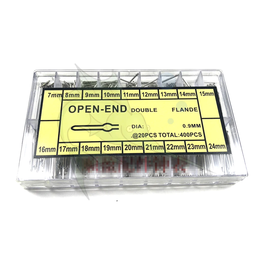 abertas pinos 7mm-24mm assort tamanho aço inoxidável