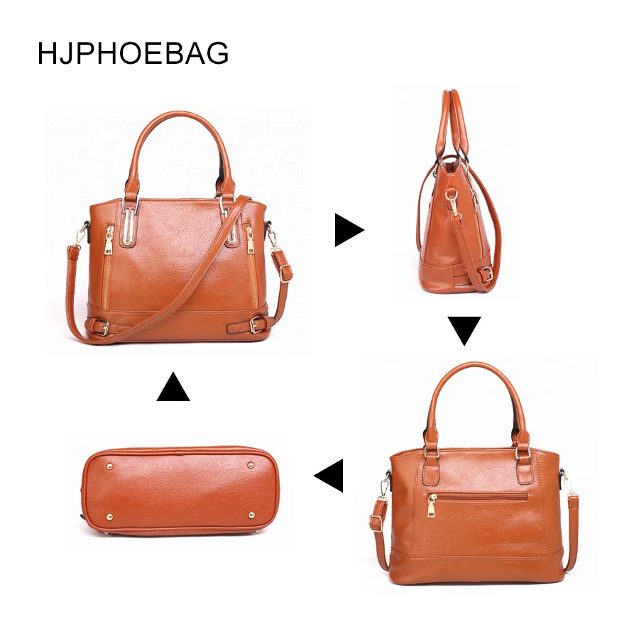 HJPHOEBAG новые женские Сумки из искусственной кожи Большие высококачественные повседневные сумки через плечо женские сумки-мессенджеры YC053