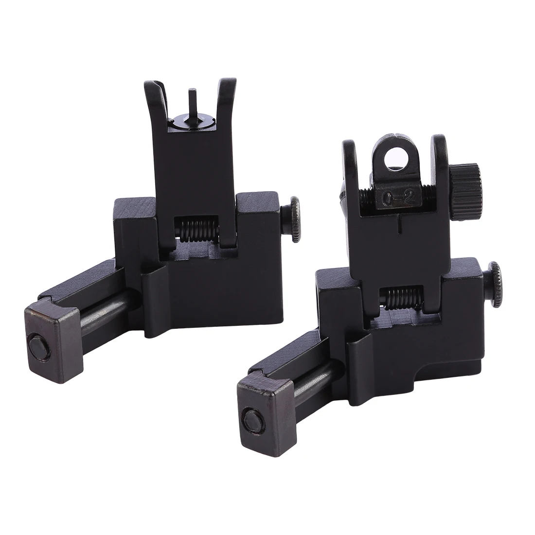 

NFSTRIKE Aluminium Alloy Oblique Sight Device With Front Rear Aiming For Nerf Wide Rail Transmitter Modification Part - Black