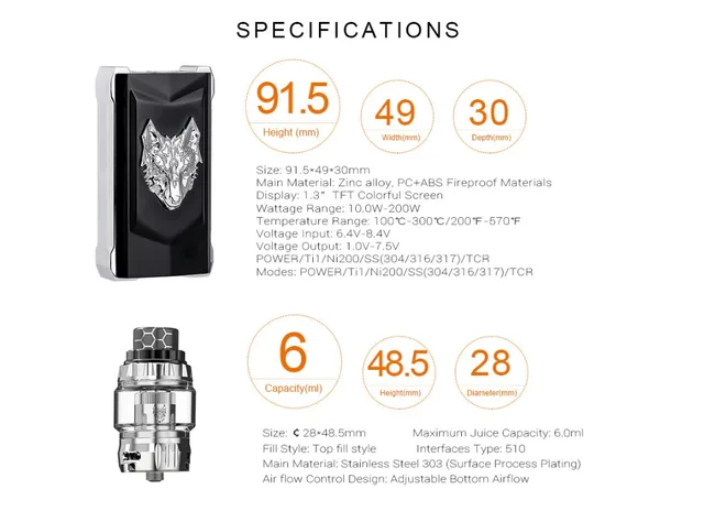 Najnowszy zestaw do papierosów elektronicznych vape zestaw 100 oryginał sigelei snowwolf mfeng 200W SUPER moc tanie tanio Elektryczne Mod Metal 3500 mAh 18650 91 5x49x30mm Zinc alloy PC+ABS fireproof materials 1 3 TFT colorful screen 10W-200W Najnowszy zestaw do papierosów elektronicznych vape zestaw 100 oryginał sigelei snowwolf mfeng 200W SUPER moc tanie tanio Elektryczne Mod Metal 3500 mAh 18650 91 5x49x30mm Zinc alloy PC+ABS fireproof materials 1 3 TFT colorful screen 10W-200W