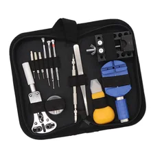 Набор из 12 шт. набор для ремонта часов профессиональный набор инструментов на резинках набор часов Ремешок Ссылка Pin инструменты с чехлом