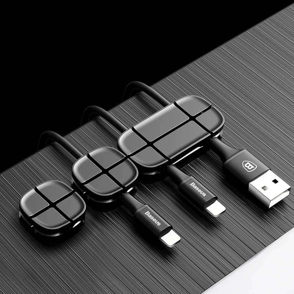 Магнитный Кабельный органайзер USB кабель управление зажим для намотки рабочего места провода шнур протектор кабельный держатель для iPhone R0402