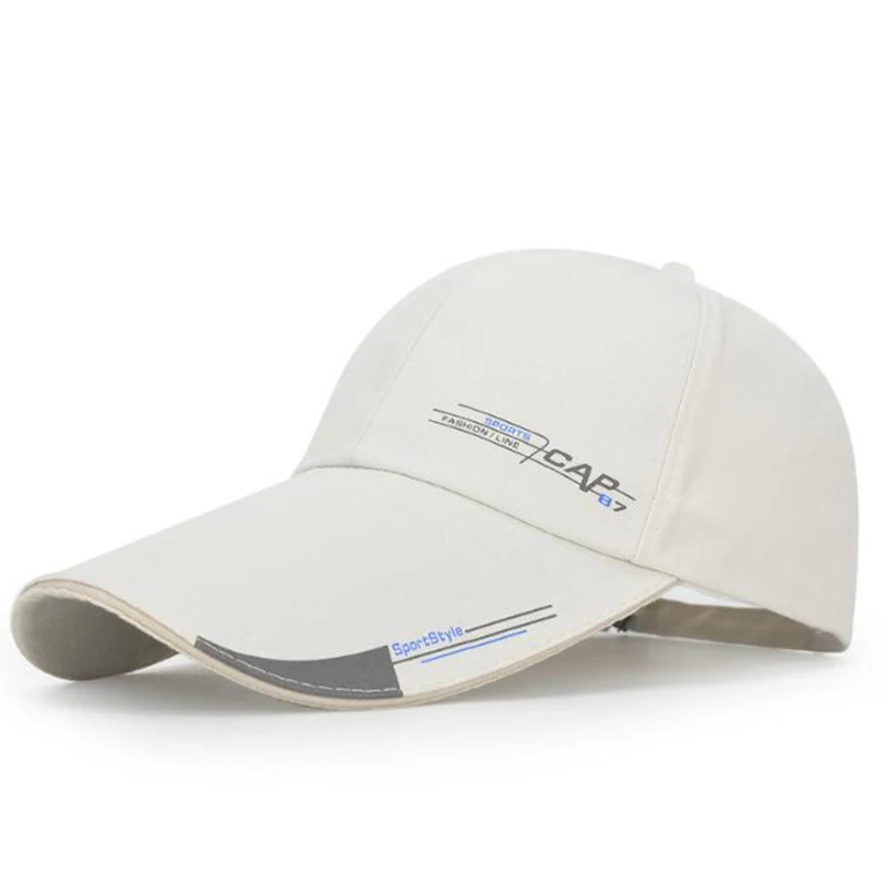 

KHGDNOR Sun Hat Outside Sports Fishing Men's Hat Sun Protection Baseball Cap Long Visor Brim Shadow Snapback Hat