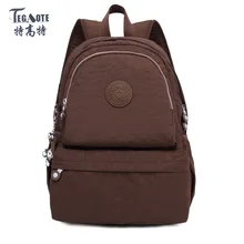 TEGAOTE марка твердые Нейлон Водонепроницаемый Рюкзак Школы для Девочек Mochila Feminina Mujer Рюкзак Женский Случайные Многофункциональный мешок