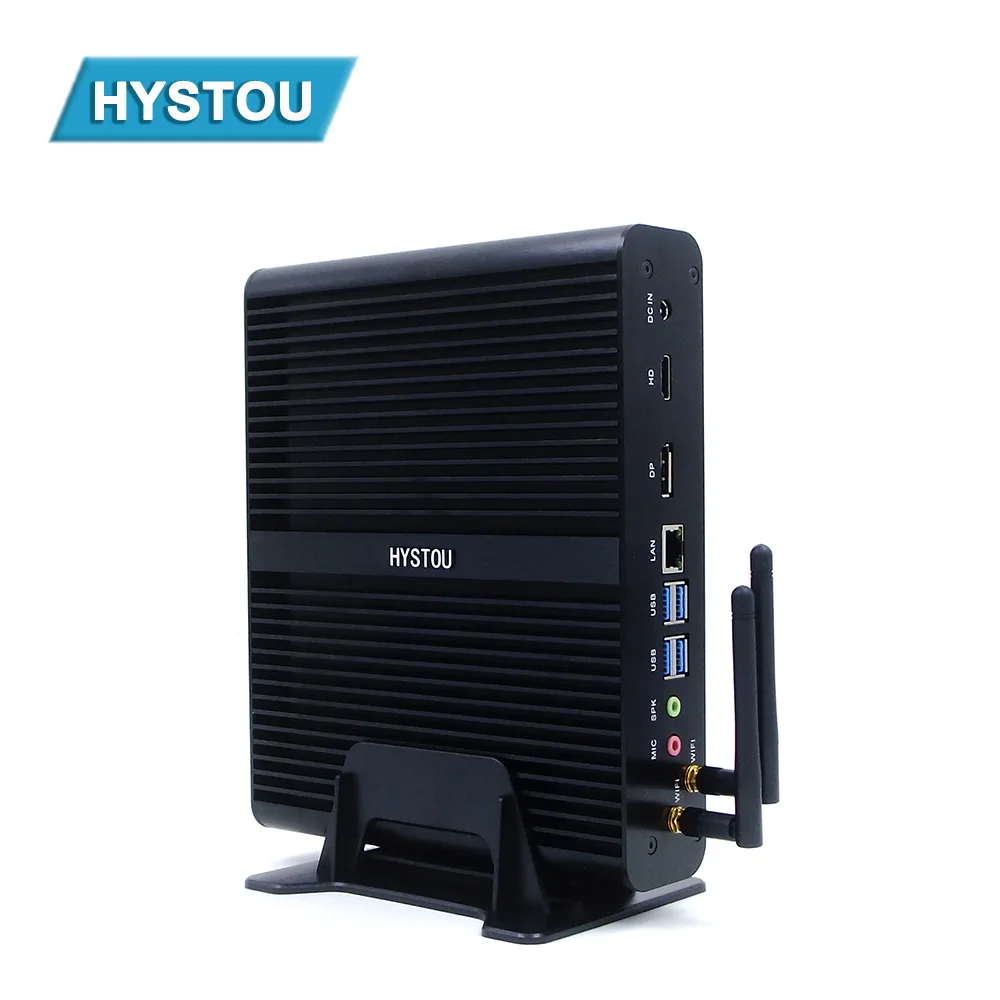 

Hystou 8th Gen Mini PC Core i7 8550U Brand New Micro Desktop Computer DDR4 Fanless Mini PC With Linux System HTPC TV Box UHD 4K