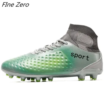 

Hot Sale Mens Soccer Cleats High Ankle Football Shoes Long Spikes Outdoor Soccer Traing Boots For Men Women Soccer Shoes AG/FG