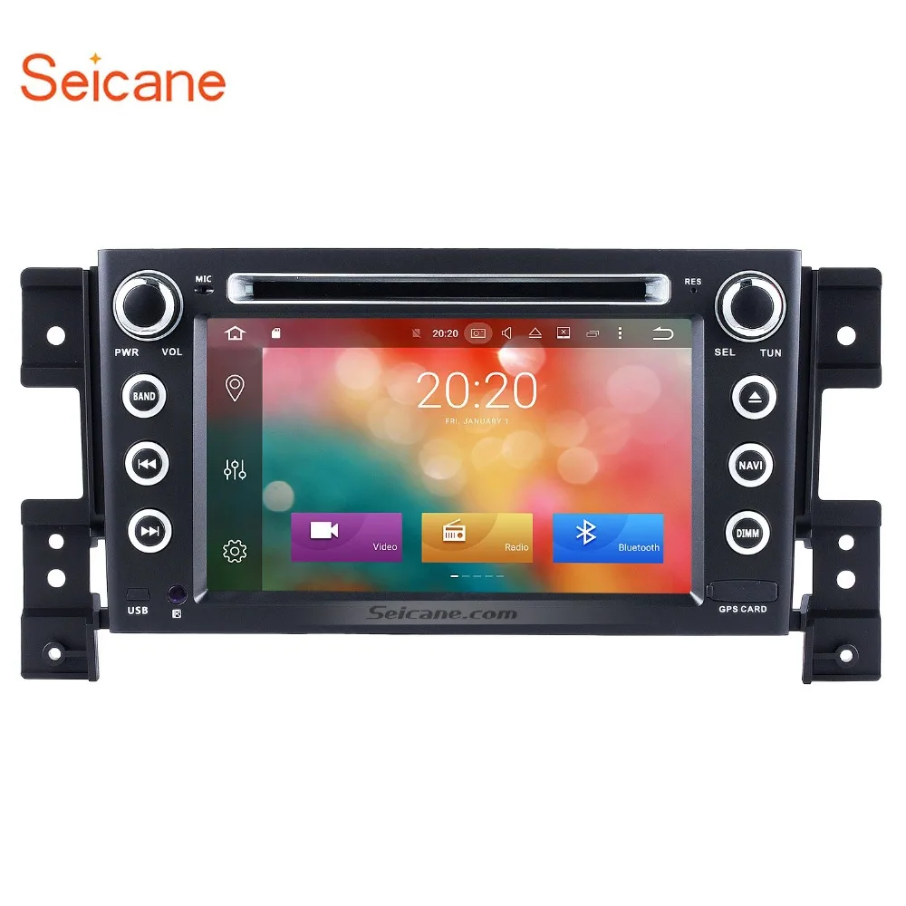 

Seicane Android 8.0 7inch One Din Car Radio For Suzuki Grand Vitara 2005-2013 Stereo 4GB RAM Head Unit GPS Multimedia Player