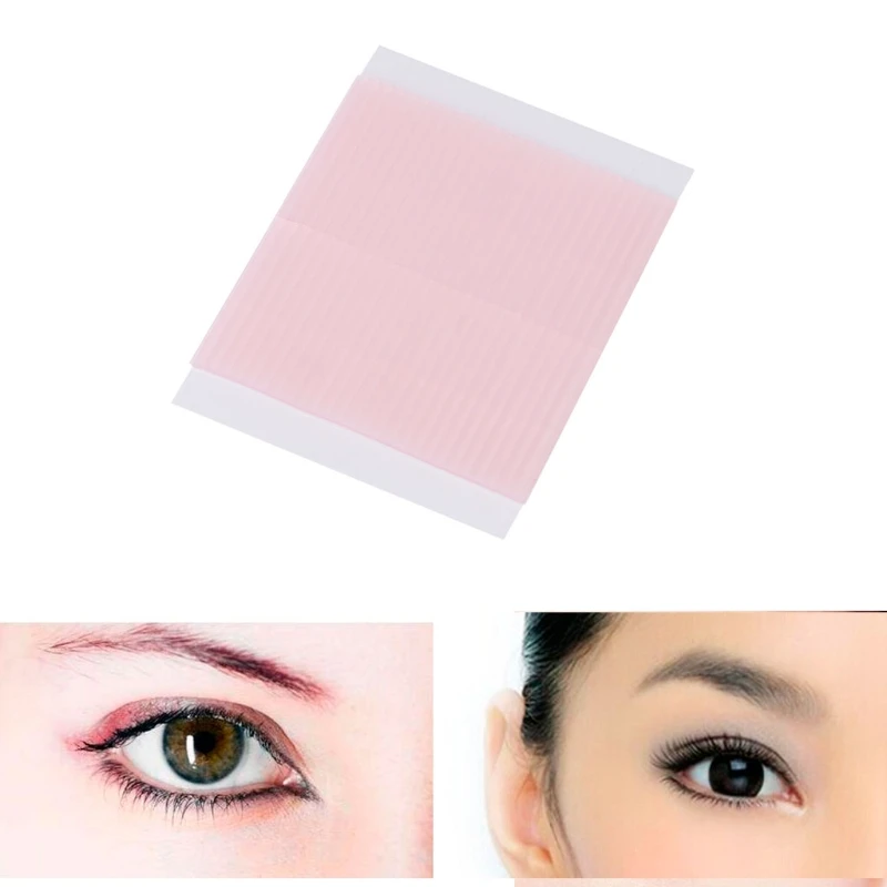 

50Pcs Invisible Fiber Double Eyelid Adhesive Sticker Tape Technical Eye Tapes