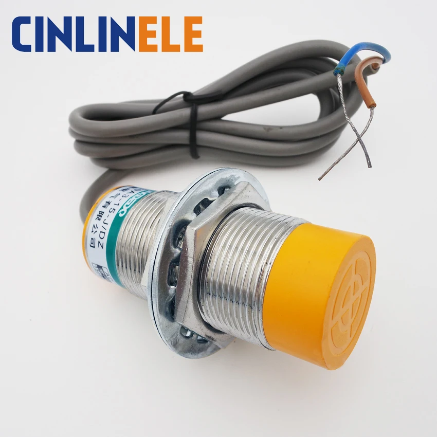 

M24 LJ24A3-10-Z/AY 10mm sensing DC PNP NC prism shape inductive Screen shield type proximity switch LJ24A3 proximity sensor