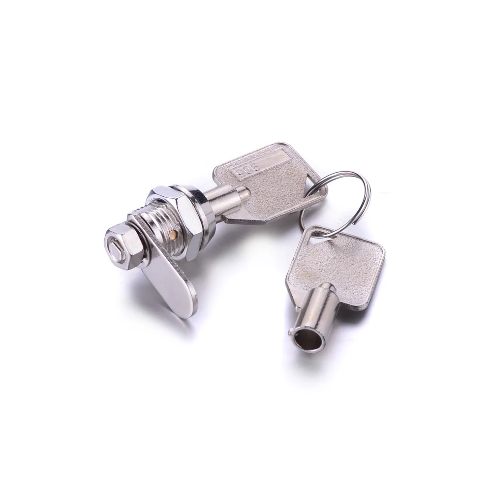 

1pcs Universal Tubular Cam Lock Replacement 5/8" Cylinder 2 Keys Pull Keyed Alike