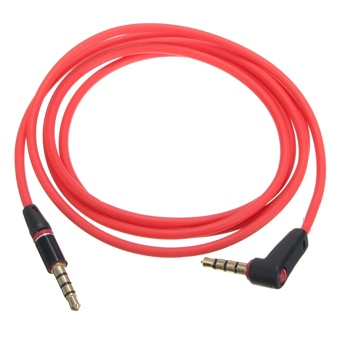 3.5mm Audio Cable 4 Pole Male to Male Car Headset Aux Audio Connect Plug Stereo Extension Cable For Headphone Speakers