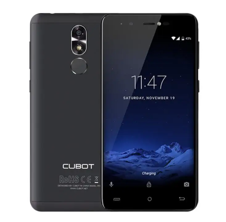Оригинал CUBOT R9 5 0 дюйма HD 5MP + 13MP двойной сзади Камера Android 7 MTK6580 Quad Core 2 Гб