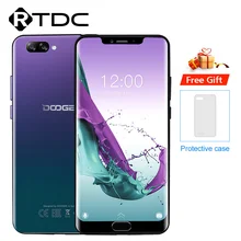 Doogee y7 plus android 8.1 6.18 mtmtk6757 octa-core 2.5ghz 6gb ram 64gb rom 16mp + 13mp 5080mah face desbloquear otg ota 4g telefone móvel