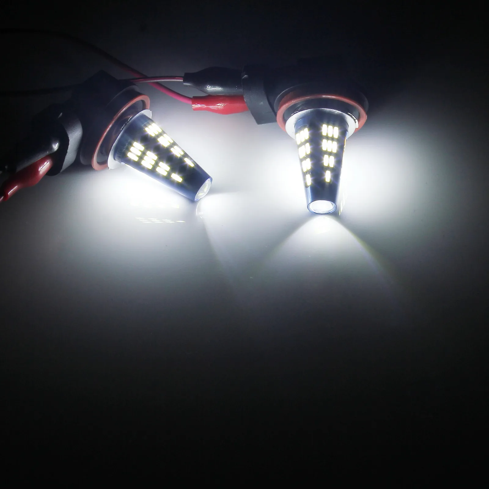 ANGRONG 2x H11 H8 48 SMD 5 Вт светодиодные фары Противотуманные ходовые лампы белый