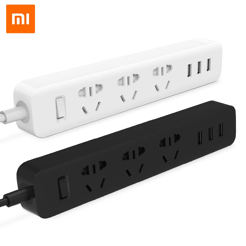 

Xiaomi Smart Home Electronic Power Strip Socket Multifunctional Fast Charging 3 USB 2A Standard Plug Interface Extension EU UK