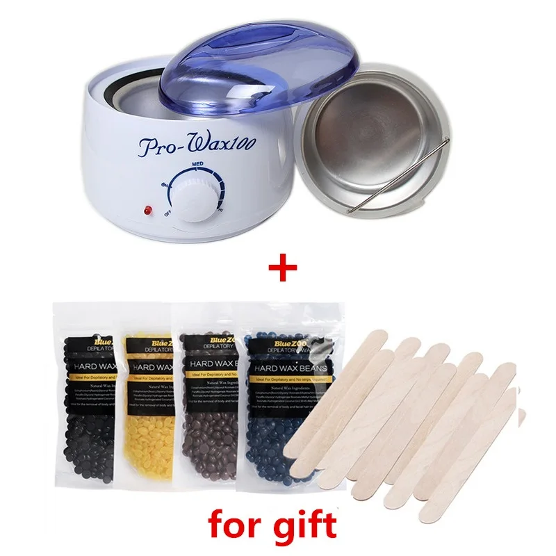 

Professional Warmer Wax Heater Hair Removal Tool Mini SPA Body Depilatory Hair Removal Temperature Control and Gift Dropship