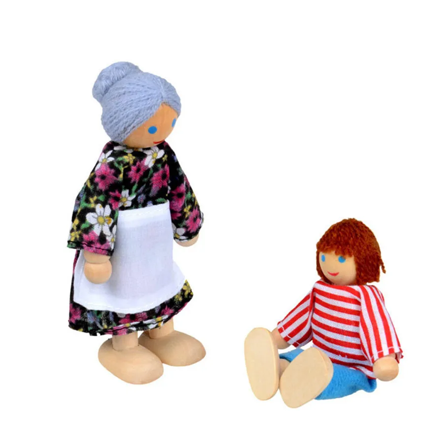dolls house family with baby