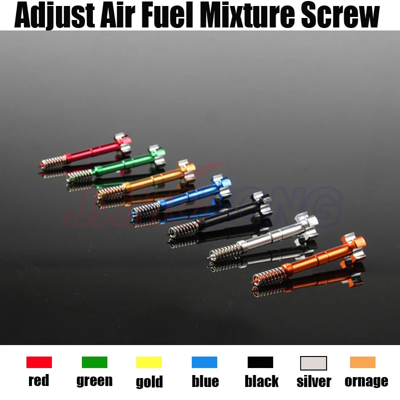 NICECNC Motorcycle Blue Air//Fuel Mixture Screw Adjuster Keihin FCR Carb for Honda Yamaha Kawasaki Suzuki CRF YZF WR KXF KLX RMZ Gold
