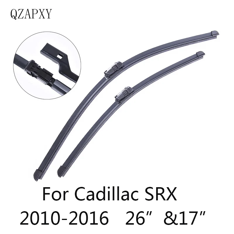 Щетки стеклоочистителя QZAPXY для Cadillac SRX 26 дюймов и 17 2010 2011 2012 2013 2014 2015 автомобильные