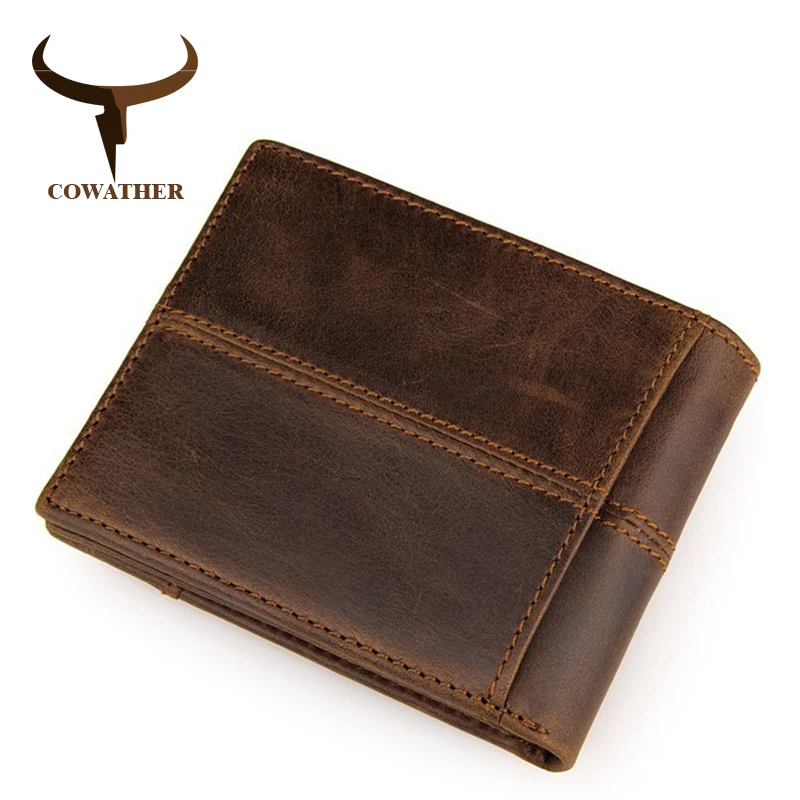 COWATHER 100% top quality cow genuine leather men wallets fashion splice purse dollar price carteira masculina original brand COWATHER 100% top quality cow genuine leather men wallets fashion splice purse dollar price carteira masculina original brand