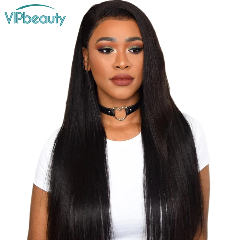 VIPbeauty 360 Lace Frontal Wig 180 Lace Front Human Hair Wigs Long