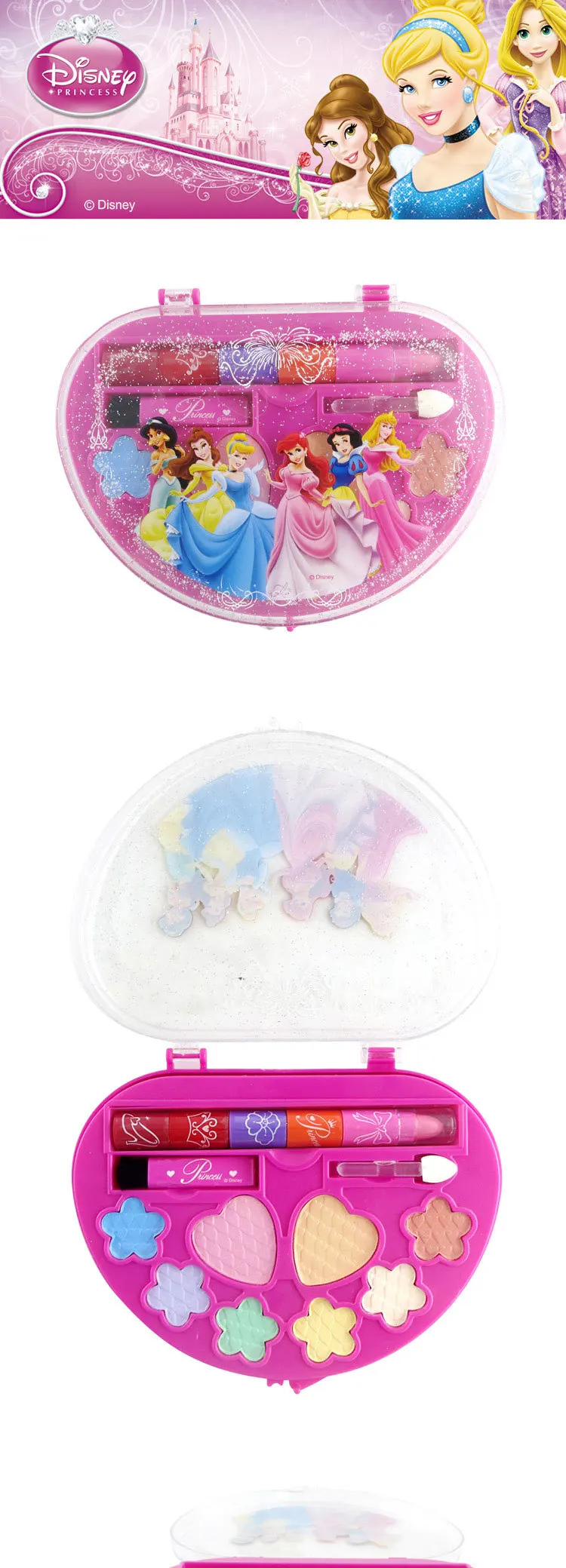 Ролевые игры Мульти-принцесса макияж коробка принцессы серии детский макияж девушка Косметика водорастворимый детский макияж