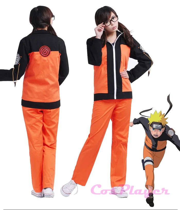 

KIGUCOS Anime Uniform Outfit Naruto Cosplay Costume 2nd Uzumaki Naruto Costumes