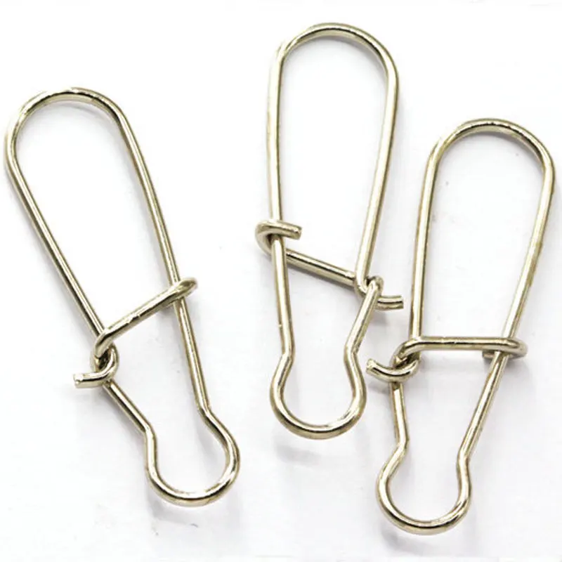 

[1000 pcs] Ult Power Stainless Steel Pin Swivel Connector Lure Clip Snap Lock 000#~8# Saltwater Fishing accessory