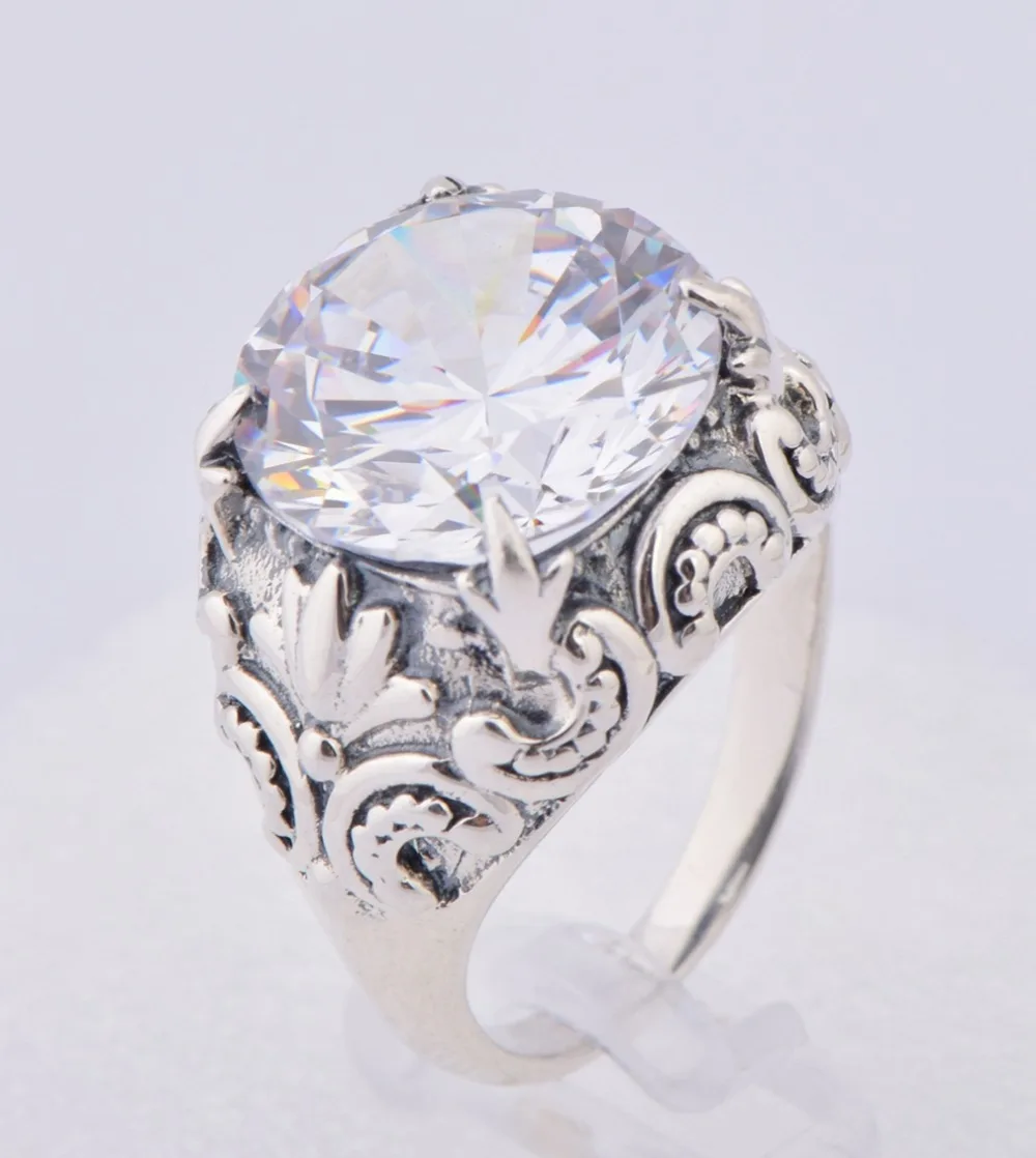 

Ancient luxury 925 sterling silver shining pirate ship style restoring ancient ways fashion female jewelry drill zircon rings