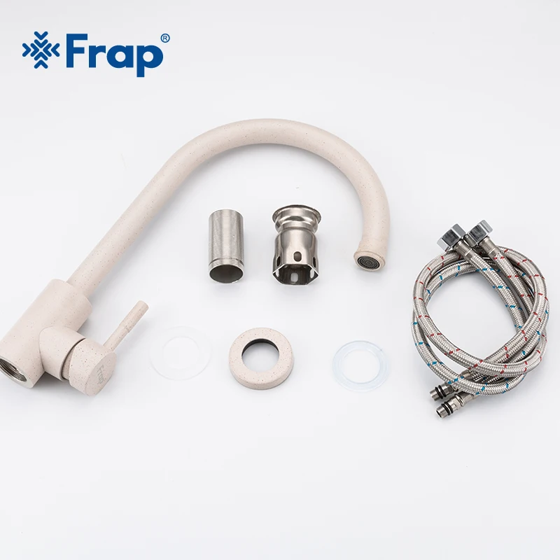 Frap Stainless Steel Kitchen Faucet Hot & Cold Water 360 Rotate Oatmeal Mixer Faucet for Kitchen Torneira Cozinha Y40107/-1 Frap Stainless Steel Kitchen Faucet Hot & Cold Water 360 Rotate Oatmeal Mixer Faucet for Kitchen Torneira Cozinha Y40107/-1