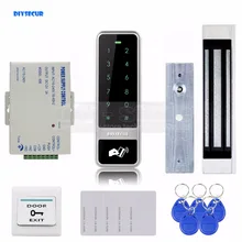 DIYSECUR 125KHz RFID Reader Password Touch Keypad Door Access Control Security System Kit Magnetic Lock
