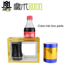 Zig Zag Cola Bottle Thereafter Cola Bottle – Stage Magic,Super Effect,Party Trick,Magic Accessories,Magia Toys,Joke,Gadget