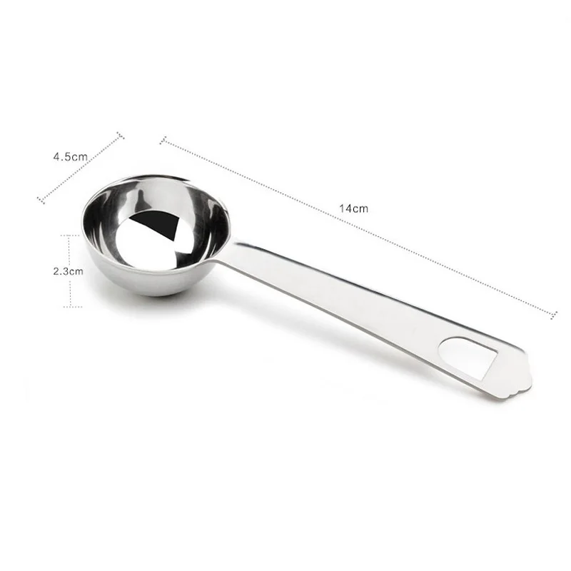 100pcs/lot Measuring Tools 304 Stainless Steel Measuring Spoon 20ml