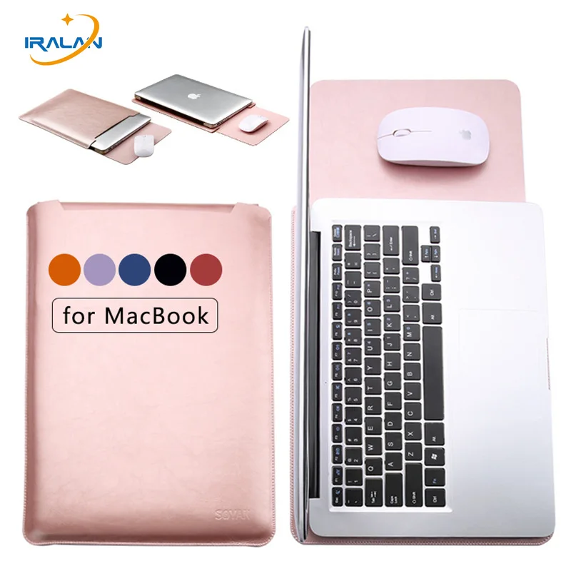 Лидер продаж бизнес Smart case pu кожаный чехол для Apple Macbook Air Pro retina 11 &quot12 13&quot 15