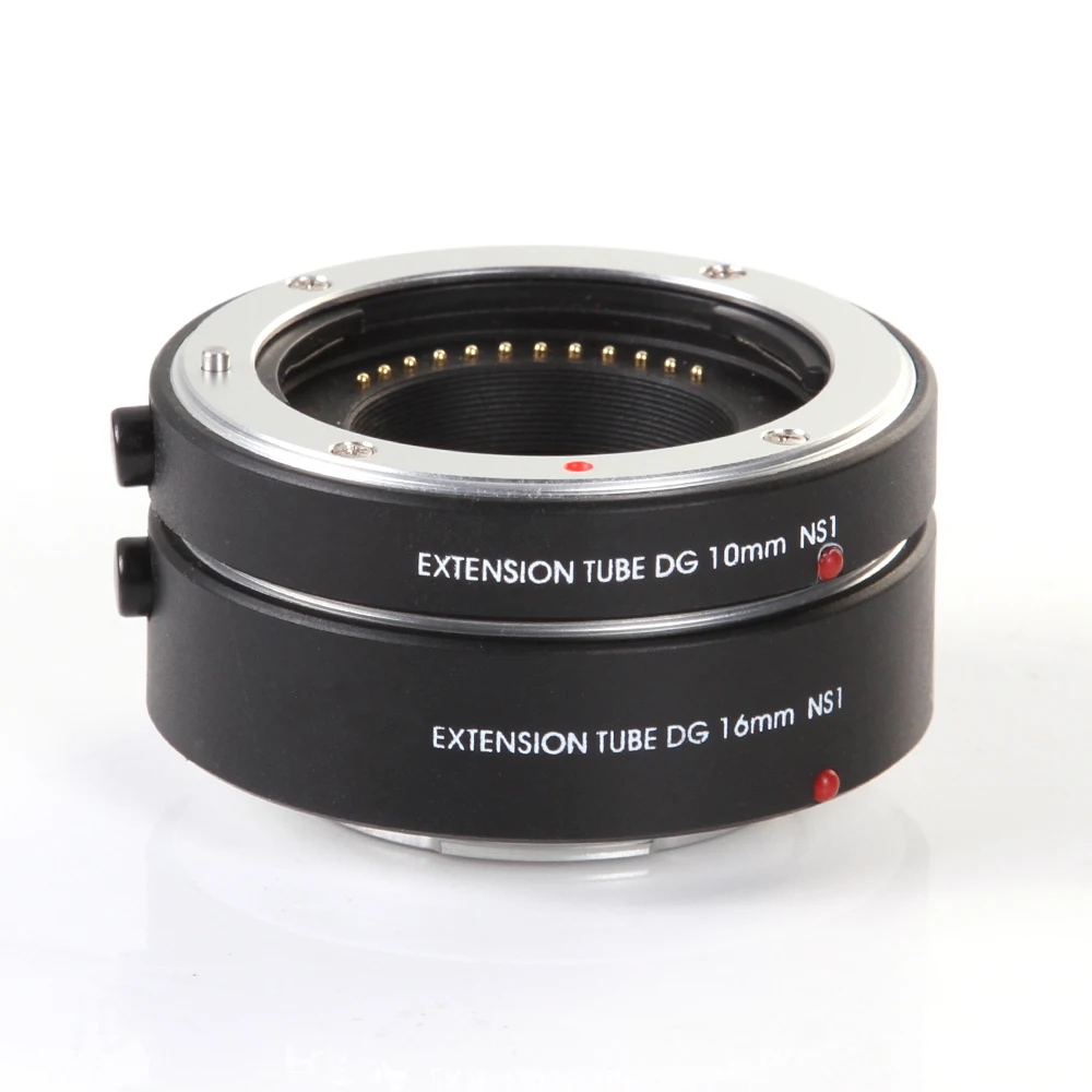 Tanie FOTGA automatyczne ustawianie ostrości pierścienie pośrednie makro 10mm + 16mm zestaw do aparatu Nikon 1 do montażu na J1 J2 J3 V1 Cam