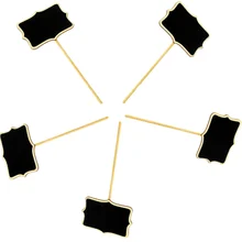 5 шт./компл. Мини Маленькие квадратные деревянные мел доска для свадьбы кухня ресторанные вывески доска для письма заметка сообщение краска