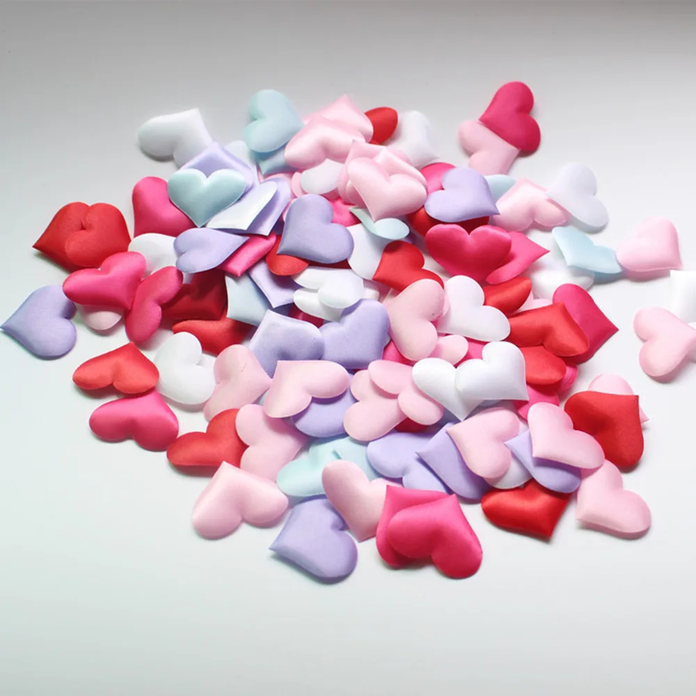 

Mix Color 100Pcs 2.8x3.5cm Sponge Heart Shape Confetti Throwing Petals For Wedding Valentine's Day Gift Home Decoration Supplies