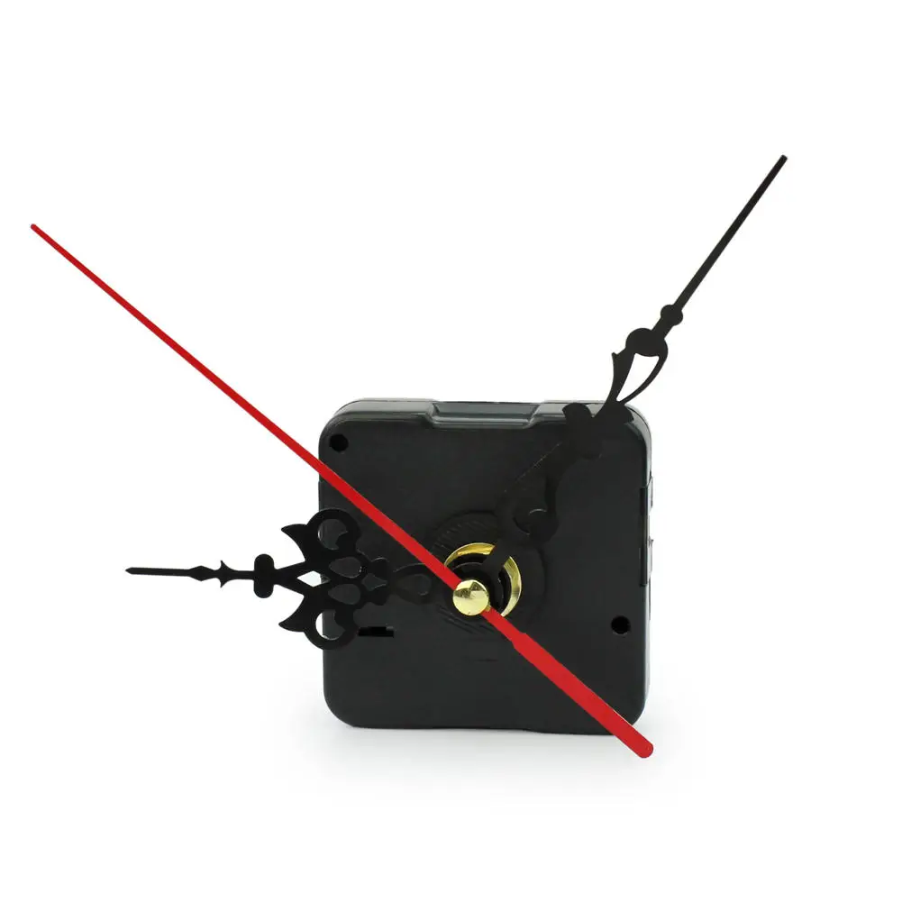 DIY кварцевые Стрелка часов черные пластиковые металлические декоративные кварцевые часы