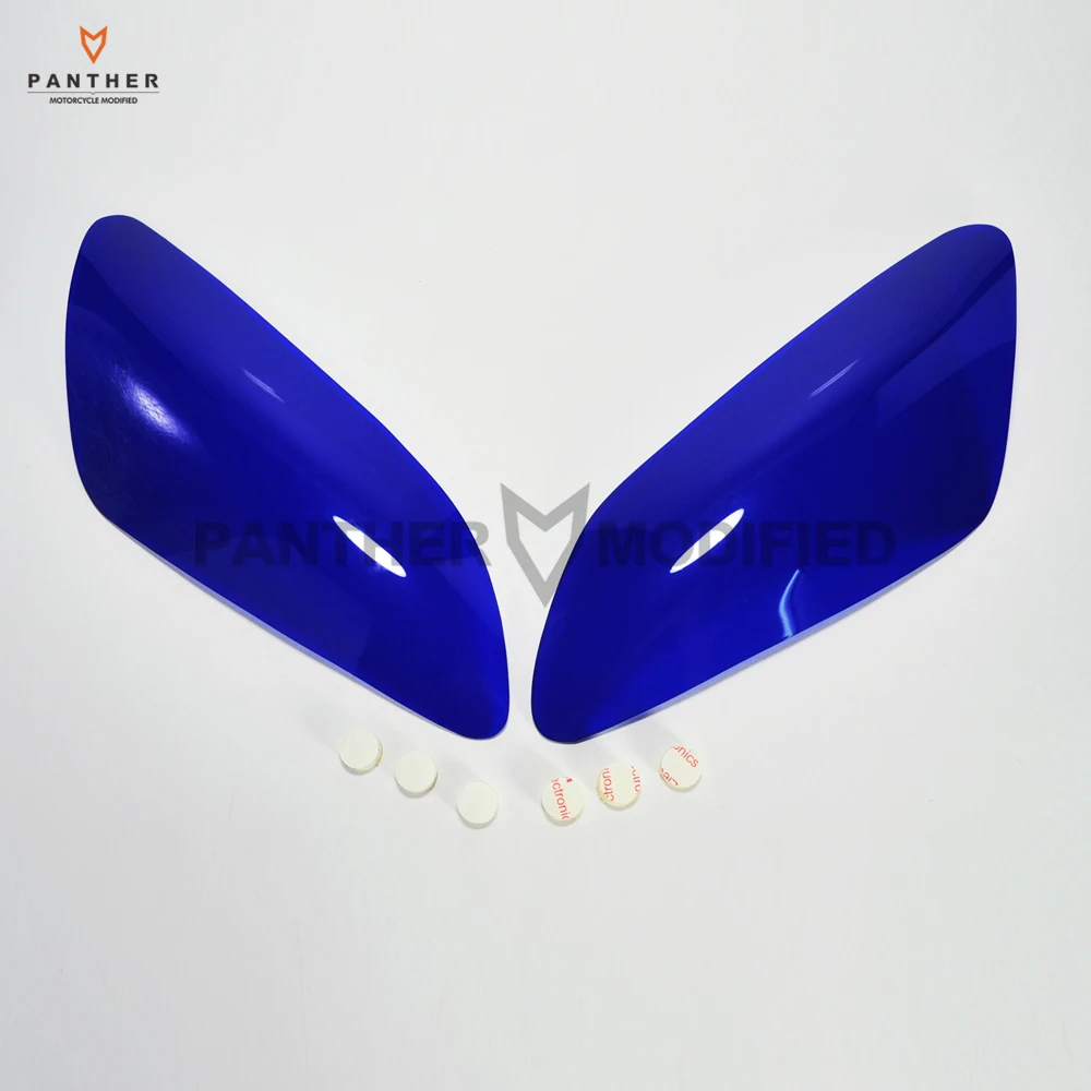 

smoke blue clear motorcycles Headlight Protector Cover Lens Shield case for Yamaha YZF R1 1998 1999