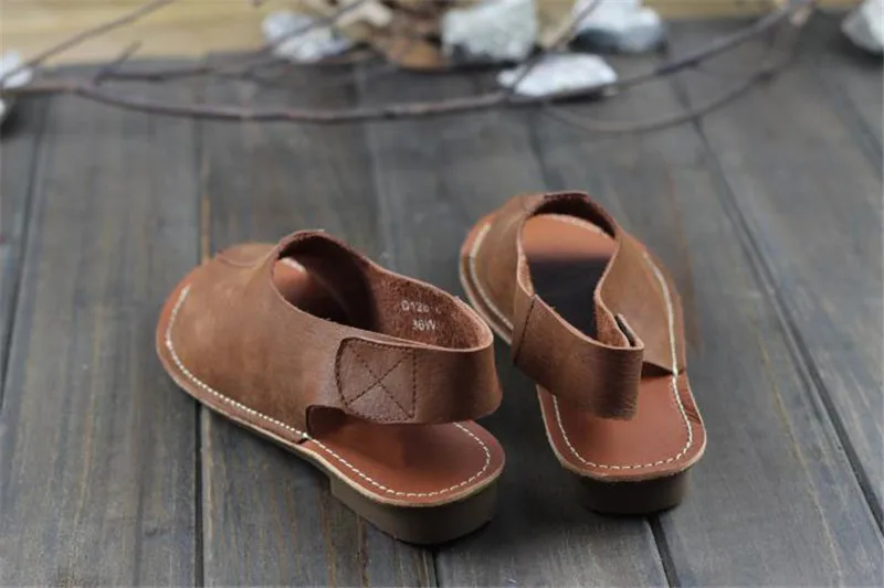 CEYANEAO/женские сандалии женские летние сандалии из натуральной кожи на липучке женская обувь на мягкой гибкой подошве(128-8
