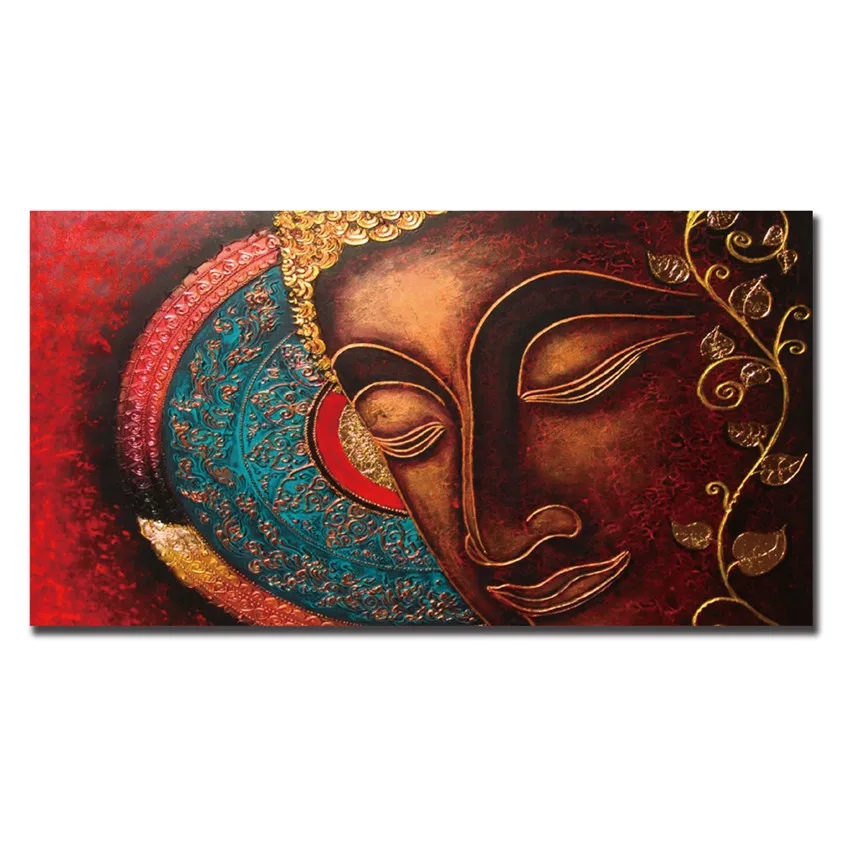 

Buddha meditation Canvas Painting Wall Art poster Abstract cheap Painting cuadros decoracion Tableau Peinture Sur Toile Unframed